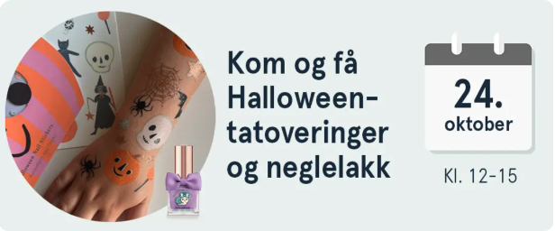 Lørdagssprell - Kom og få Halloween-tatoveringer og neglelakk